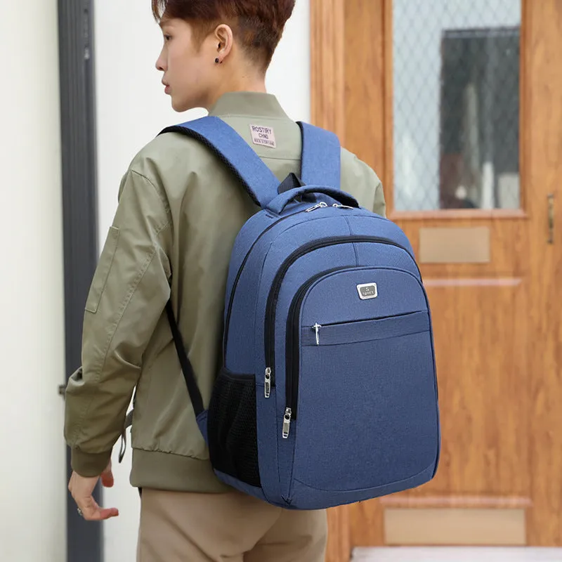Backpack Business Computer  Outdoor Travel Bag Early High School Student Schoolbag