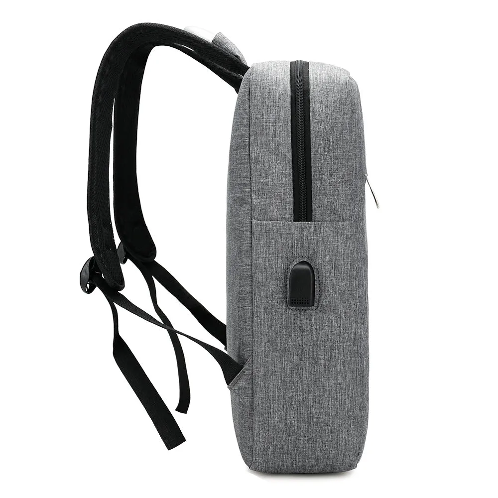 Backpack Casual  Solid Color Oxford Cloth Computer Bag Fashion