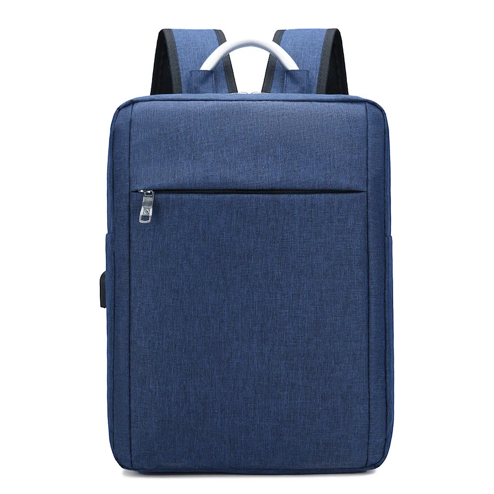 Backpack Casual  Solid Color Oxford Cloth Computer Bag Fashion