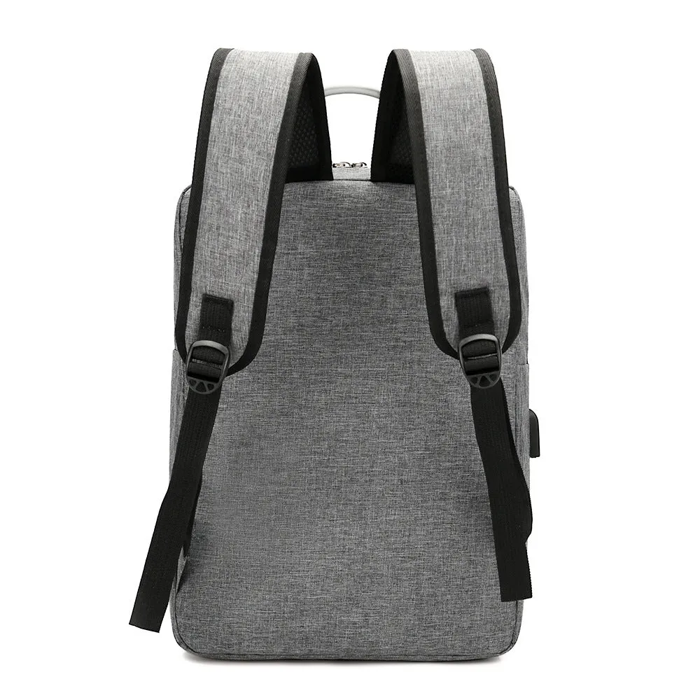Backpack Casual  Solid Color Oxford Cloth Computer Bag Fashion