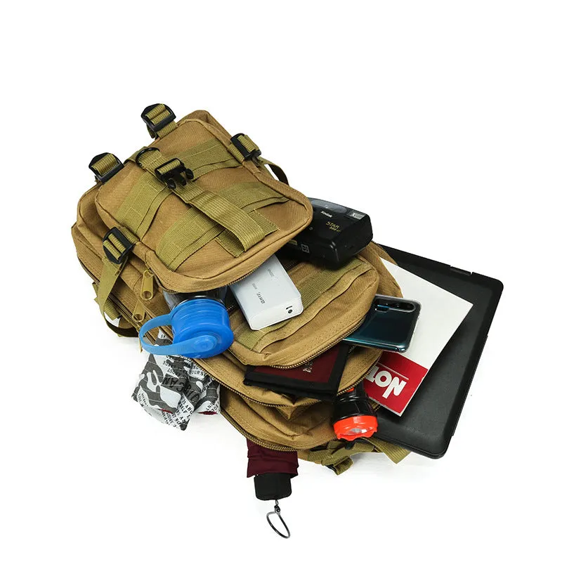 Backpack Men Multi-Functional Army Camouflage Double-Shoulder Sports Outdoor Mountaineering Tactical shoulder bag