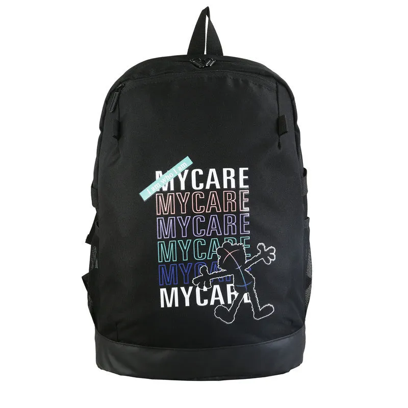 Backpack Men  Travel Casual Wearproof Large Capacity Junior High School shoulder bag