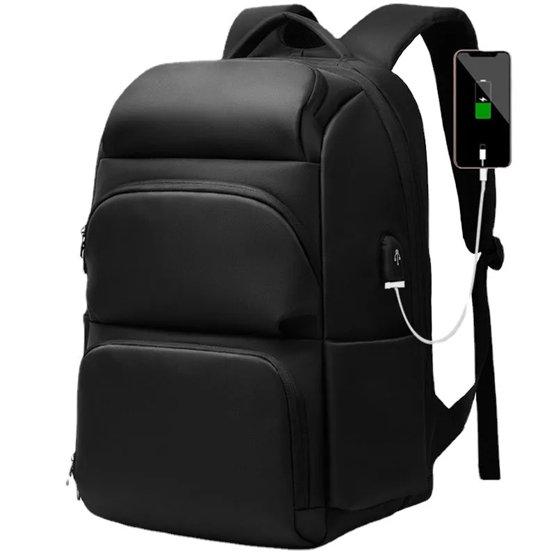 Backpack Multi-Functional Business  Men's USB Large Capacity Computer Bag Gift Student Anti-Theft