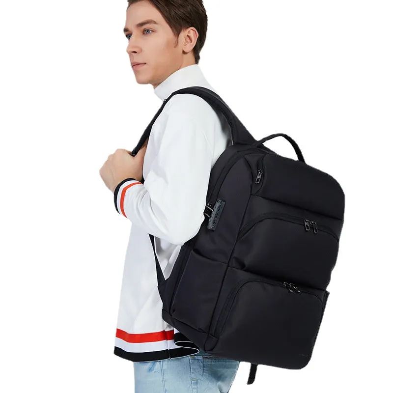 Backpack Multi-Functional Business  Men's USB Large Capacity Computer Bag Gift Student Anti-Theft