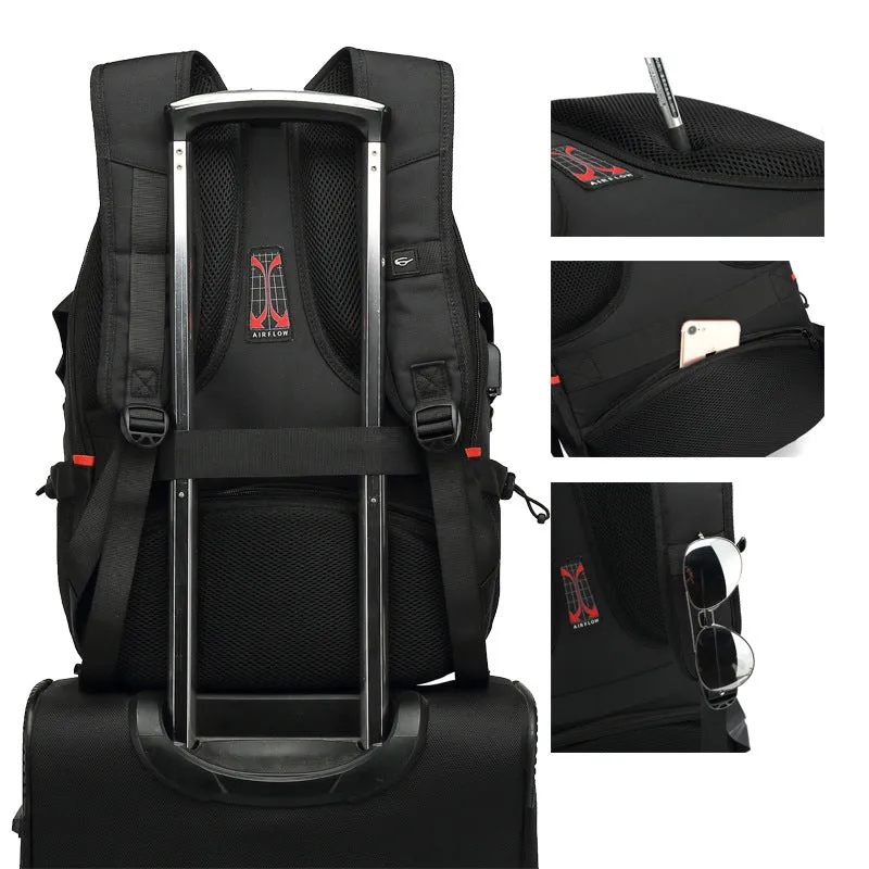 Backpack Swiss Army Knife Men's Waterproof Large Computer  Business Casual Student Schoolbag