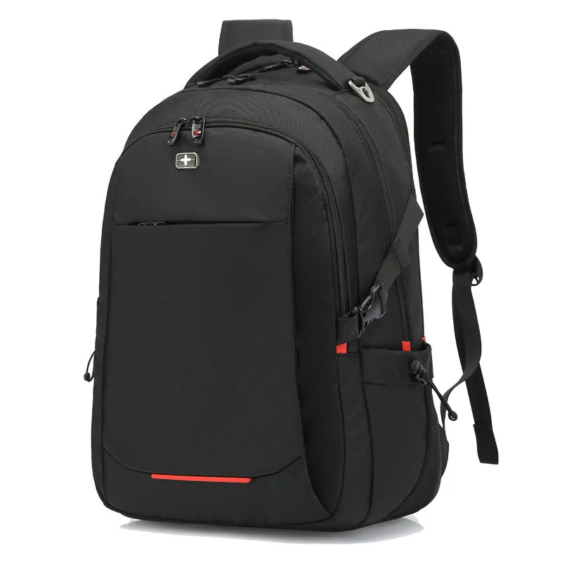 Backpack Swiss Army Knife Men's Waterproof Large Computer  Business Casual Student Schoolbag
