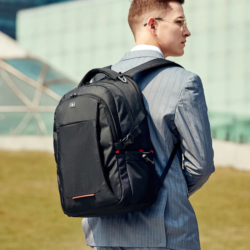 Backpack Swiss Army Knife Men's Waterproof Large Computer  Business Casual Student Schoolbag