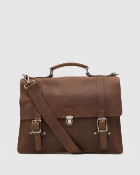 Barton Leather Briefcase