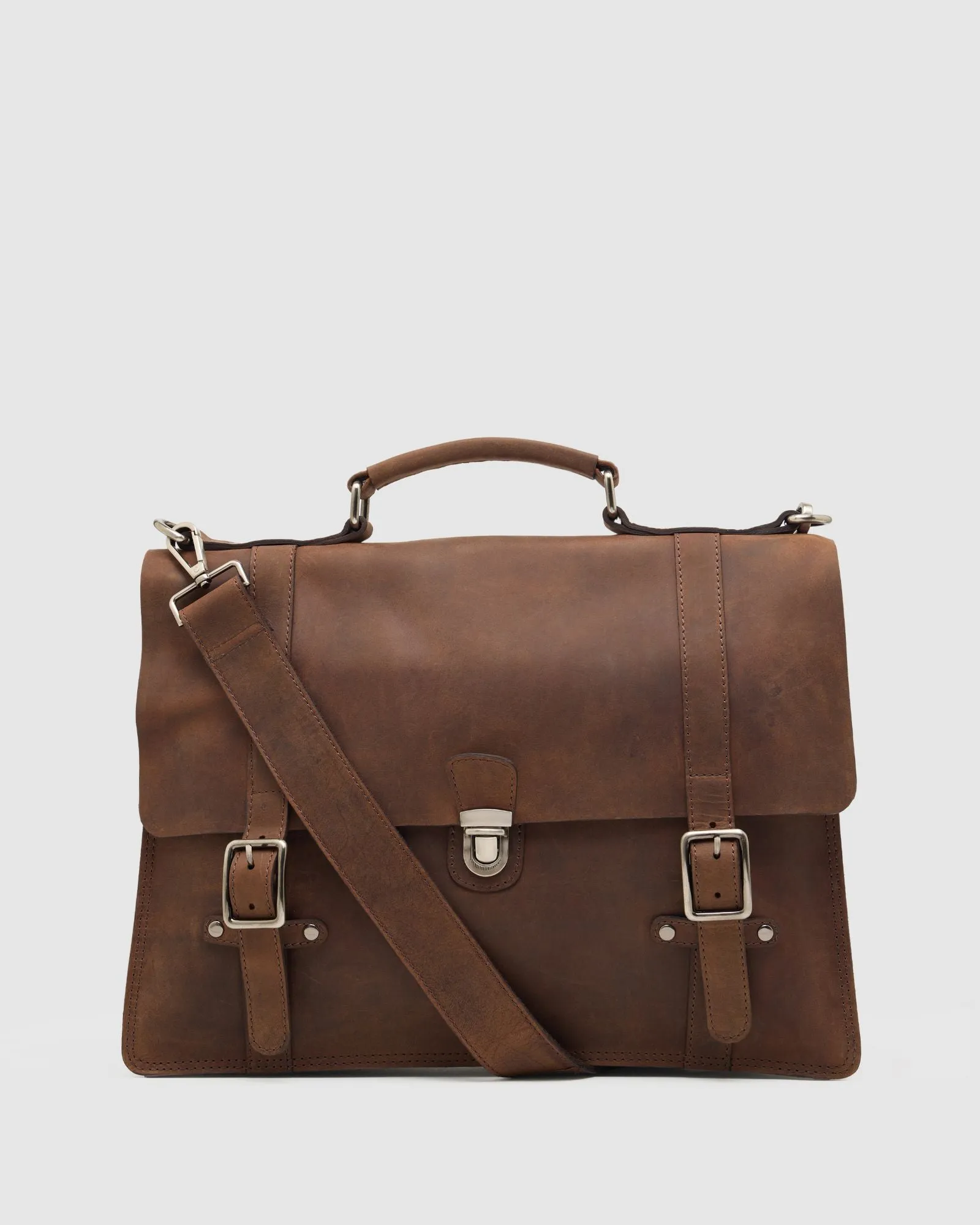 Barton Leather Briefcase