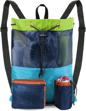 BeeGreen Drawstring Backpack for Men Women Athletic Gym Sports Workout Beach Swim