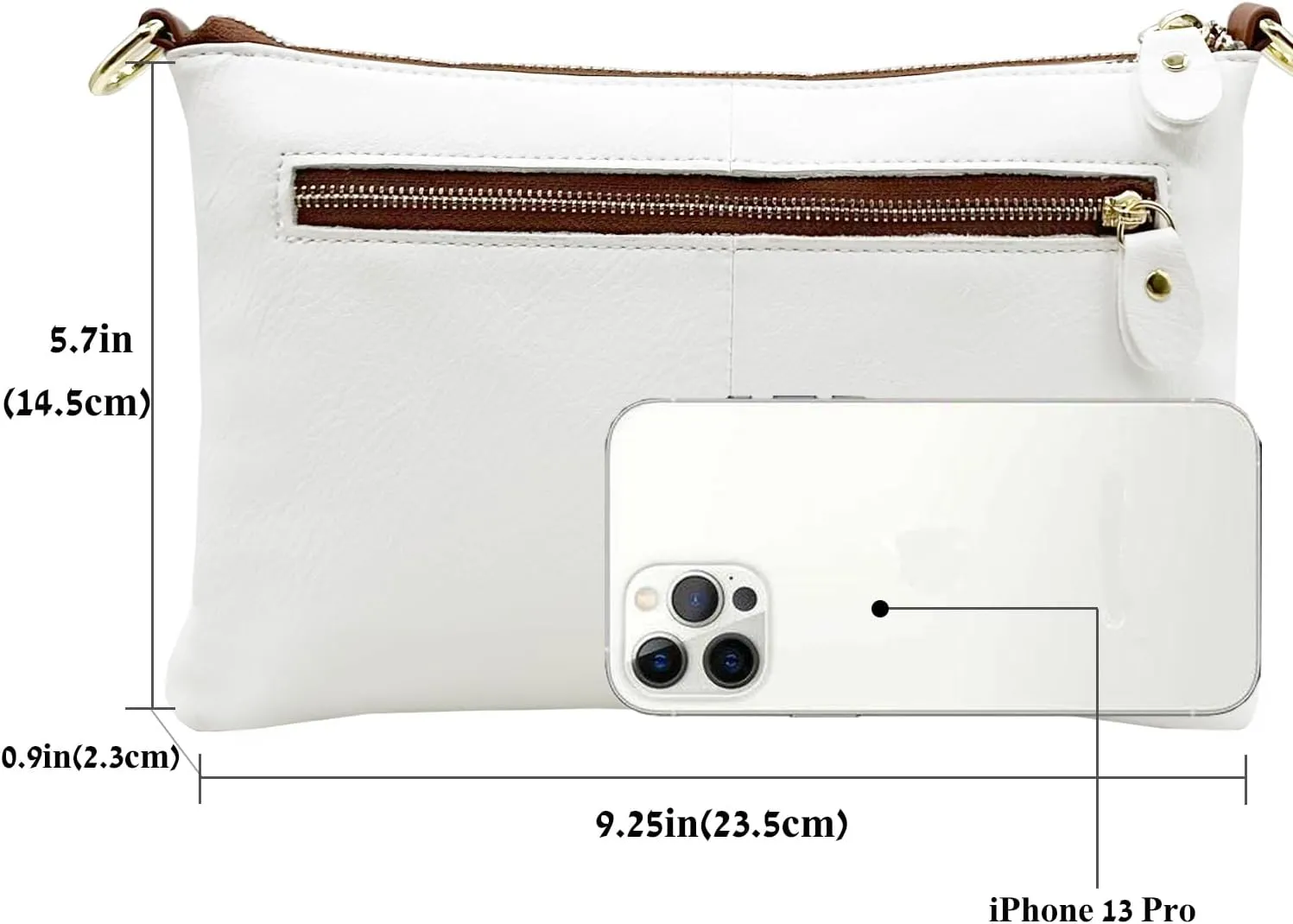 Beurlike Leather Wristlet Wallet Clutch Purses For Women Small Crossbody Phone Bags