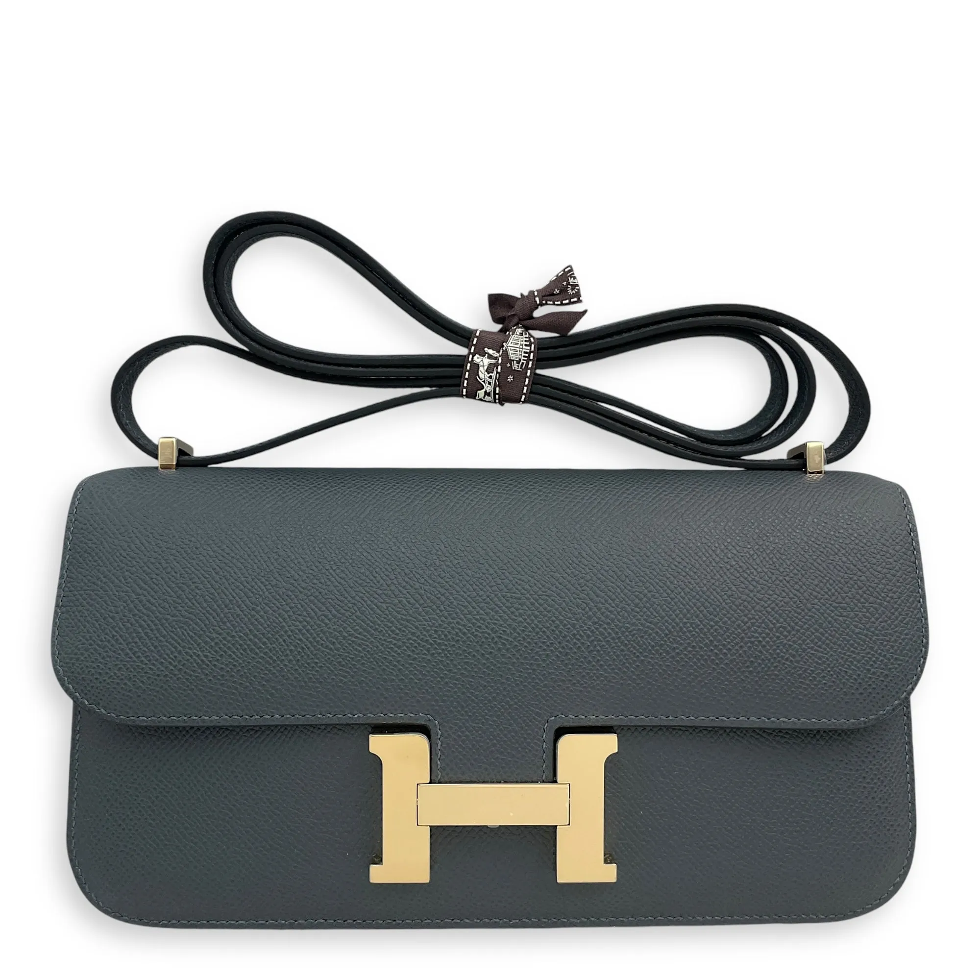 Constance 1- Elan Gris Misty in Epsom, Permabrass hardware