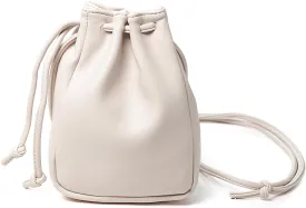 Crossbody Purse, PU Leather Mini Crossbody Bag Small Crossbody Bags for Women, Drawstring Mini Crossbody Purse