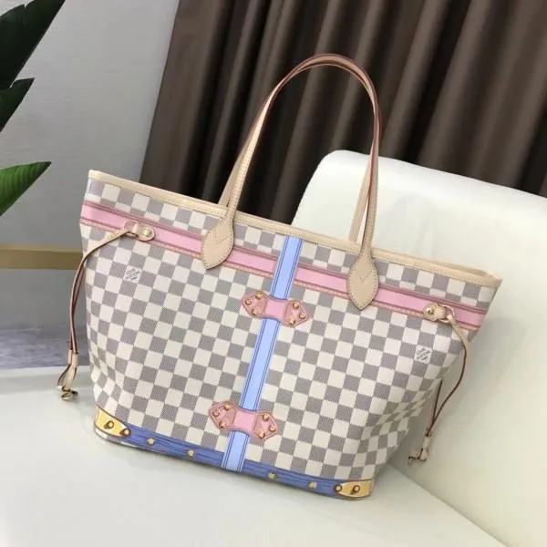 Damier Azur Canvas Original Neverfull Mm B40156