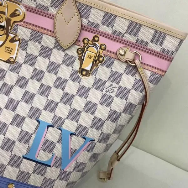 Damier Azur Canvas Original Neverfull Mm B40156