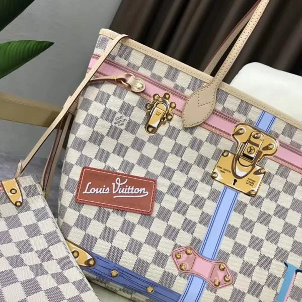 Damier Azur Canvas Original Neverfull Mm B40156