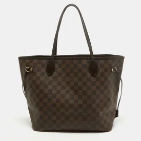 Damier Ebene Canvas Neverfull MM Bag
