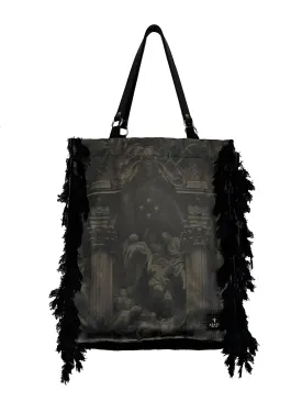 Fringed Tattoo 2-Way Large Bag