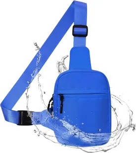 GEEAD Small Sling Bag for Women and Men Mini Crossbody Phone Chest Bag Waterproof Nylon Shoulder Bag Gym Travel