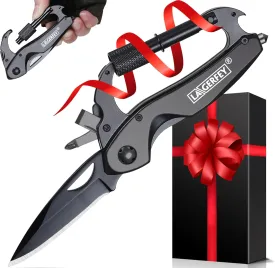 Gifts for Men Dad Husband - Birthday Gifts for Man, Keychain Multitool Gift - Stocking Stuffers for Men, Mens Stocking Stuffers, Mens Gift for Christmas - Gadgets for Camping Hiking