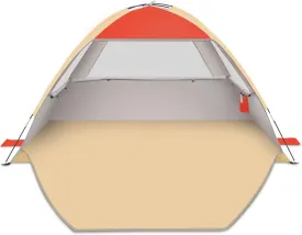 Gorich Beach Tent Sun Shelter for 3/4-5/6-7/8-10 Person with UPF 50 UV Protection, Lightweight & Easy Setup Beach Shade Canopy, Portable Beach Shade Tent Beach Cabana