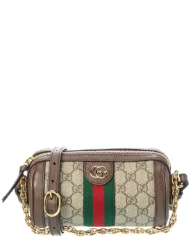 Gucci Ophidia Mini GG Supreme Canvas & Leather Crossbody