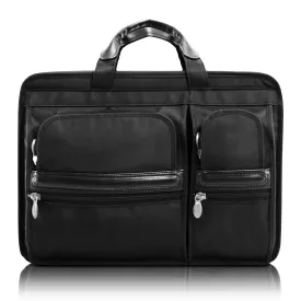 HUBBARD | 15” Nylon Dual-Compartment Laptop Briefcase