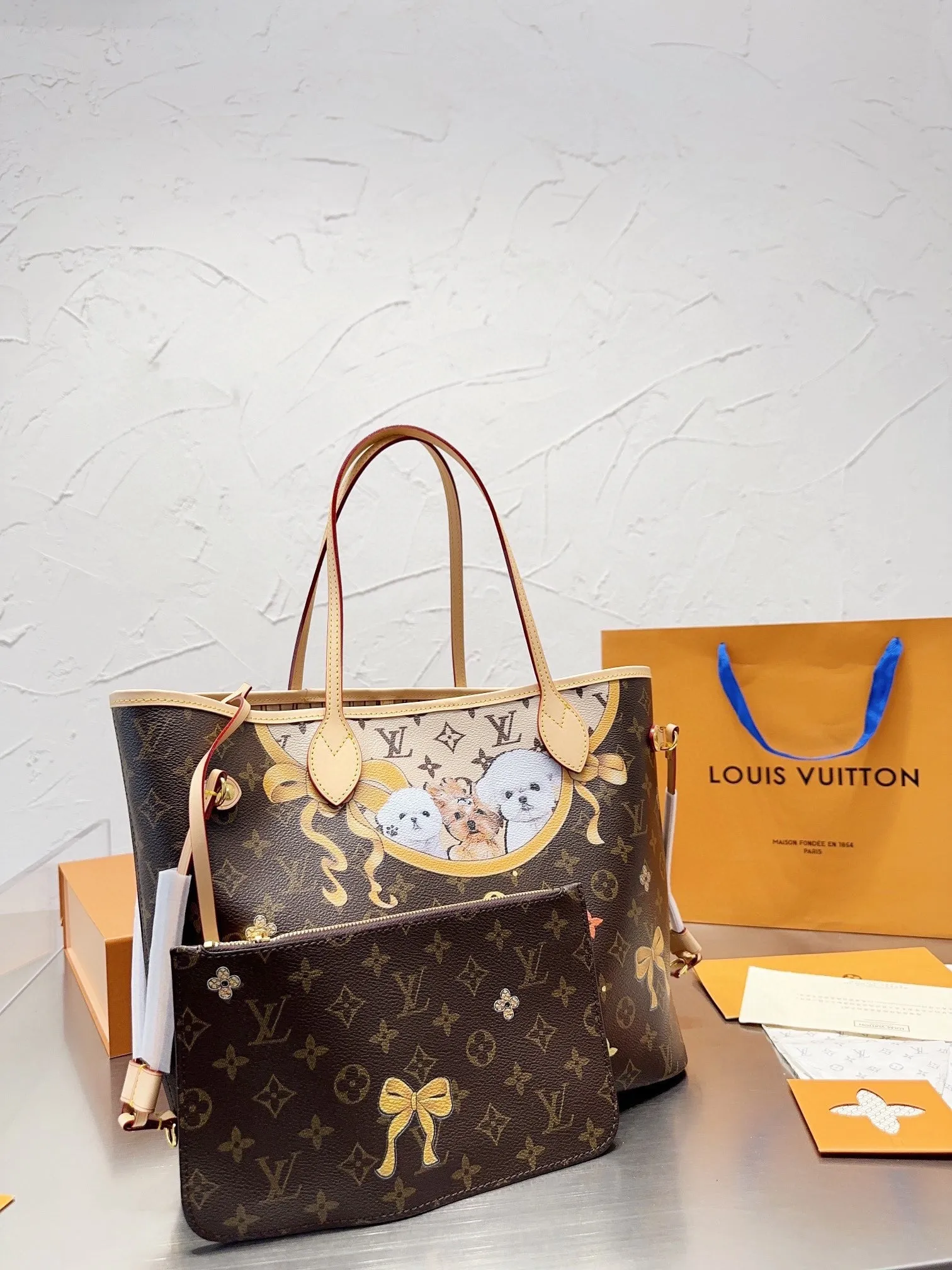 LB883 Neverfull MM / 12.6x11.4x6.7inch