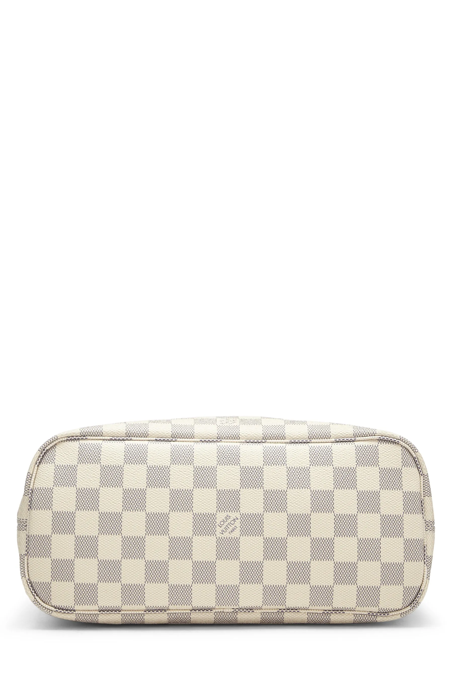 Louis Vuitton Damier Azur Neverfull Pouch PM Tote Handbag