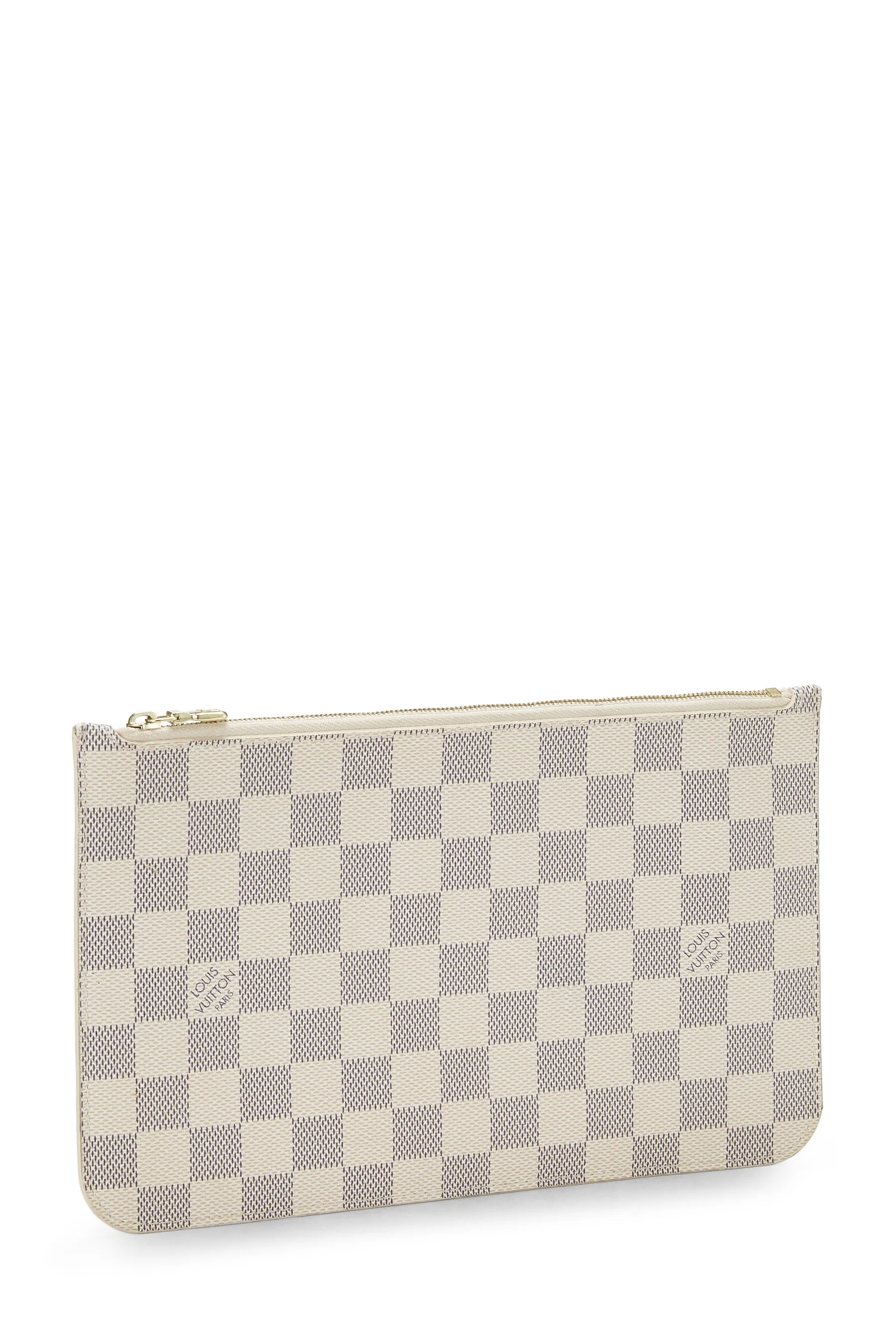 Louis Vuitton Damier Azur Neverfull Pouch PM Wristlet