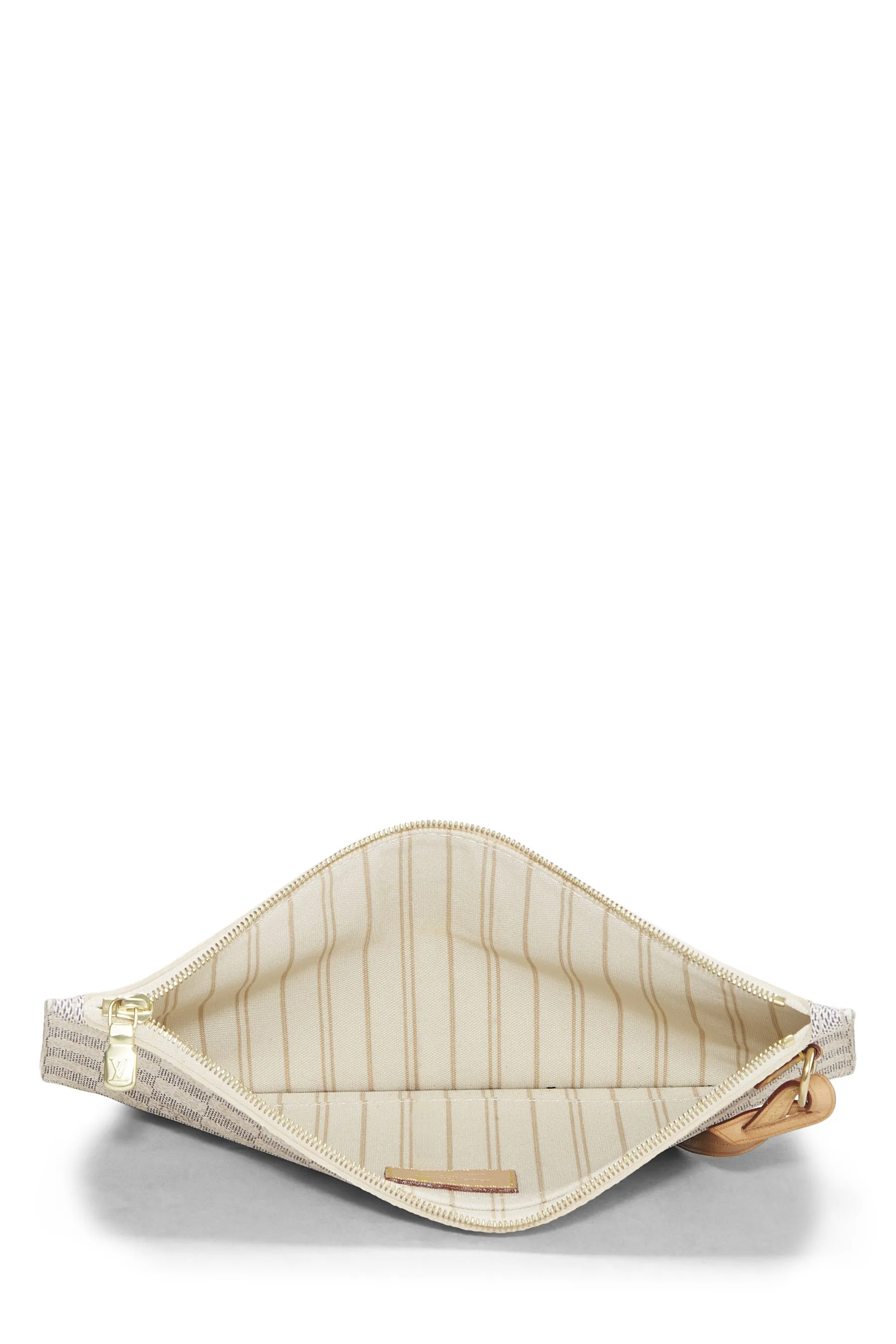 Louis Vuitton Damier Azur Neverfull Pouch PM Wristlet