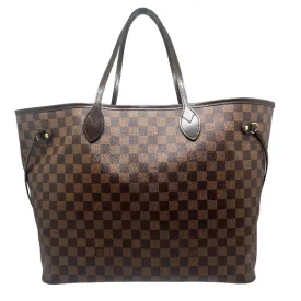Louis Vuitton Damier Ebene Neverfull GM Tote