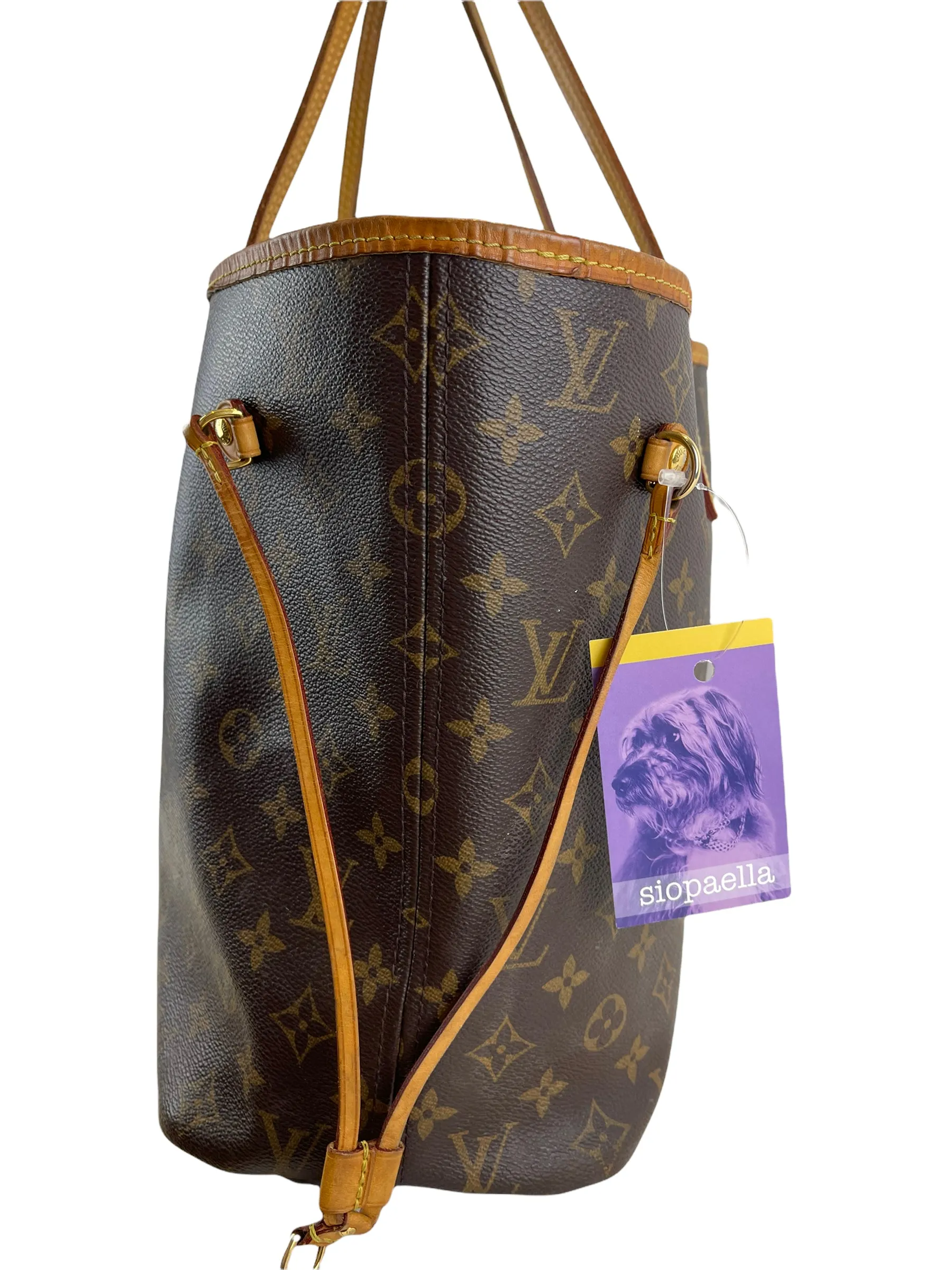Louis Vuitton Monogram Canvas "Neverfull" MM - Fuchsia Lining