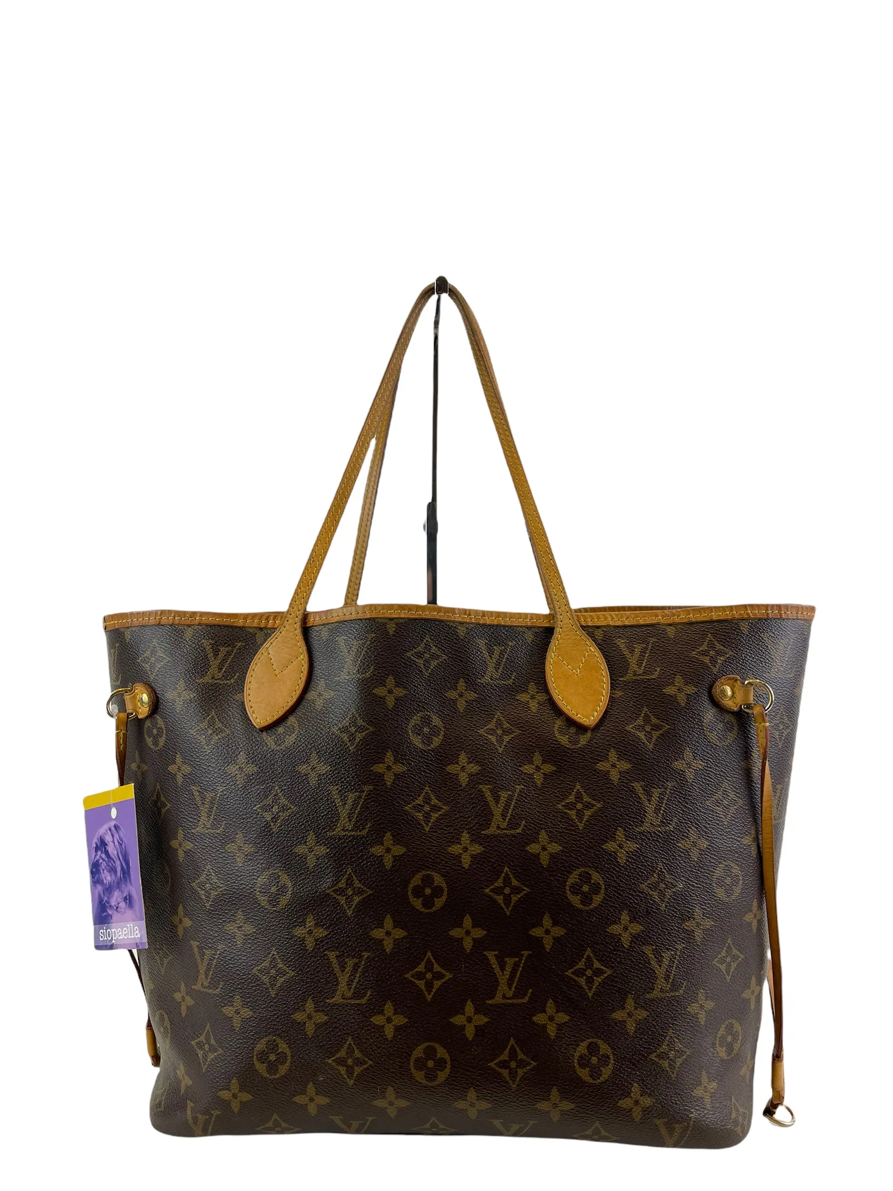 Louis Vuitton Monogram Canvas "Neverfull" MM - Fuchsia Lining