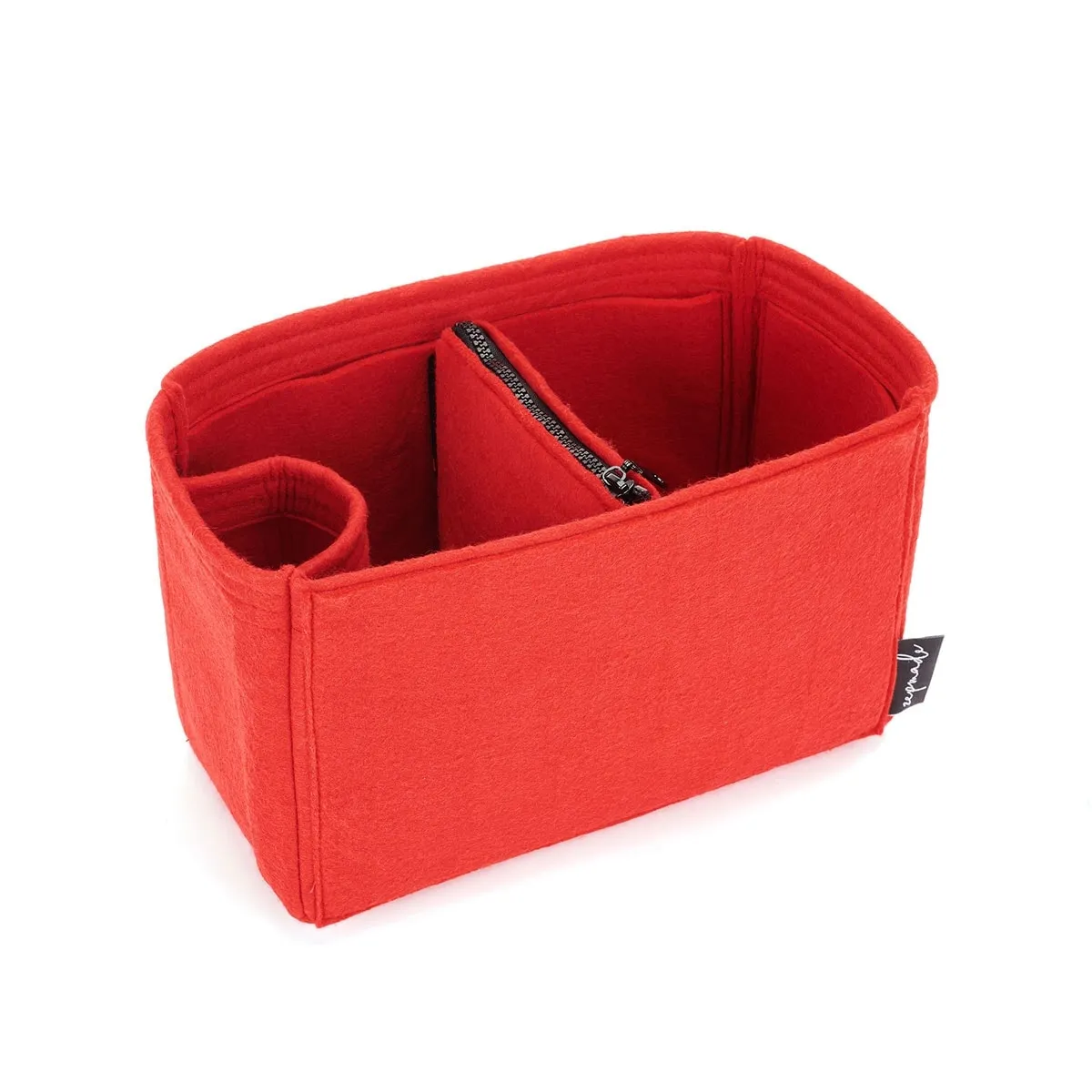 Louis Vuitton Neverfull Organizer Insert, Bag Organizer with Zipper Middle Pouch and Single Bottle Holder
