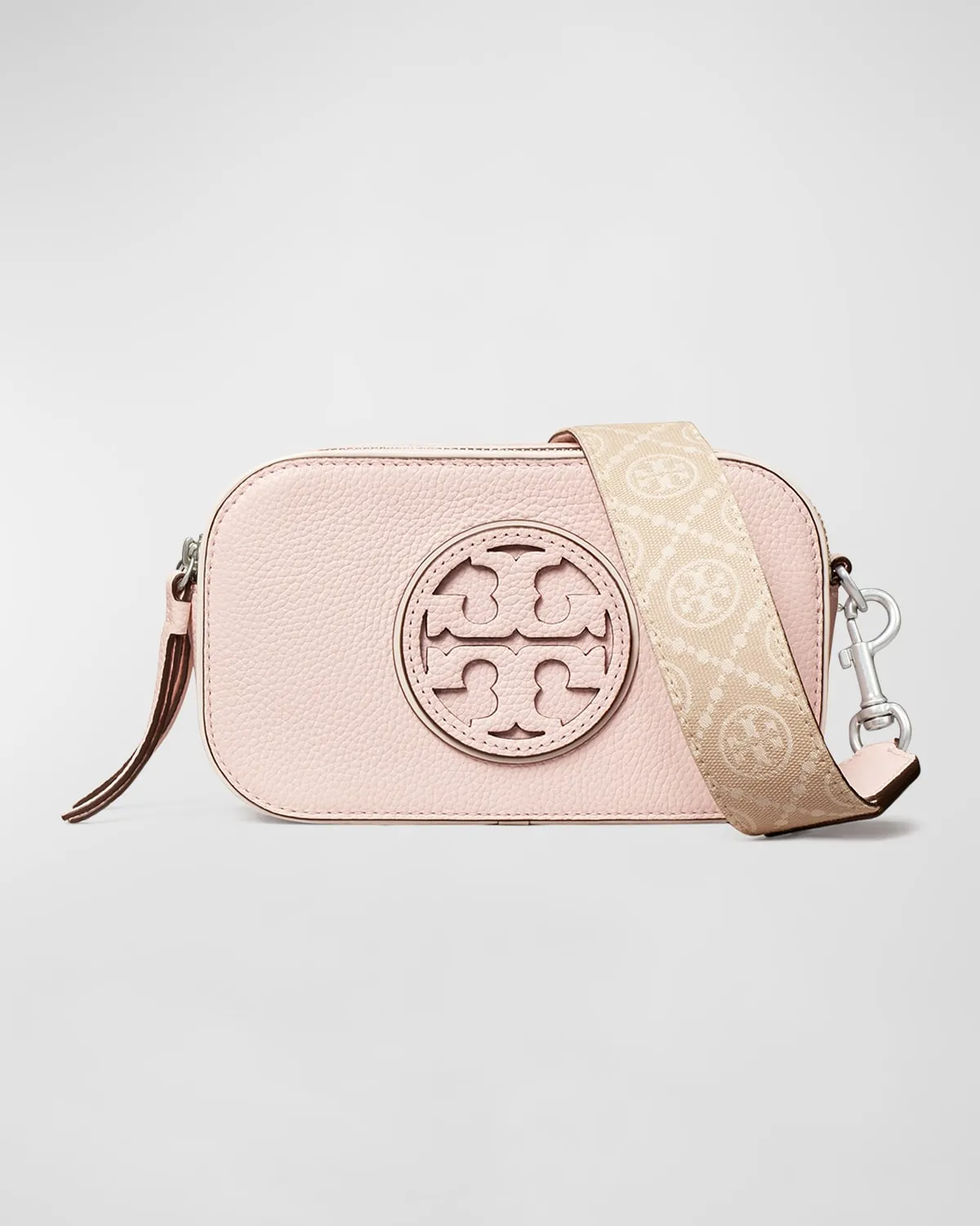 Miller Mini Zip Leather Crossbody Bag