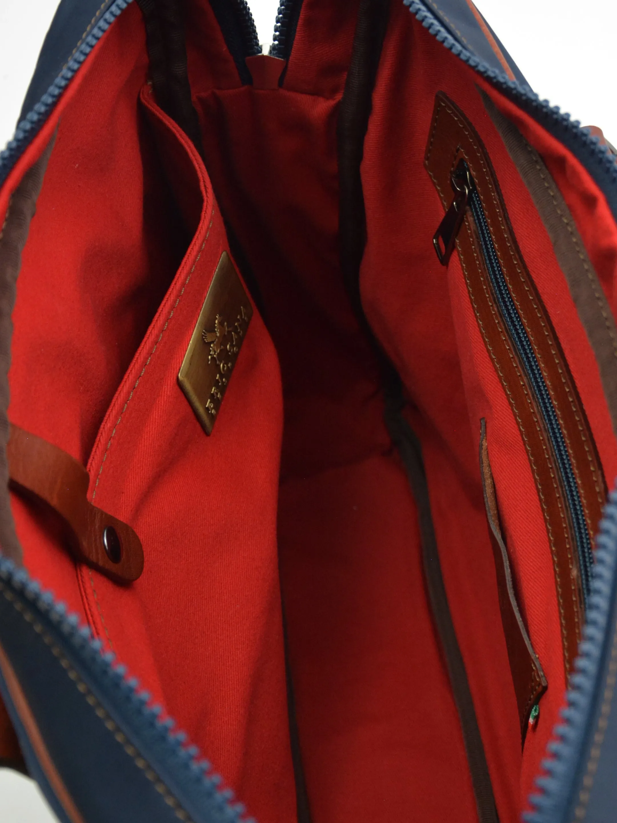 Nylon-Leather Laptop Bag