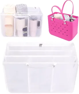 OUTXE Beach Bag Organizer Compatible with X Large Bogg Bag Accessories Inserts, Lightweight Mesh Insert Divider Pouch for Original XL Bogg Bags, Beach Tote Bags Insert for Organizing