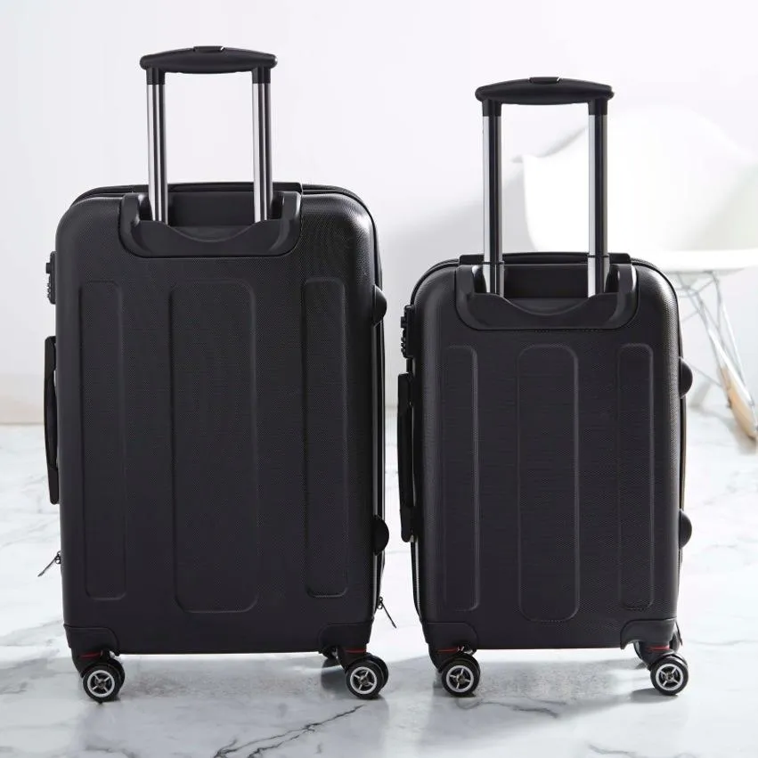 Personalised Suitcase | Colourblock in Vanilla   Watermelon