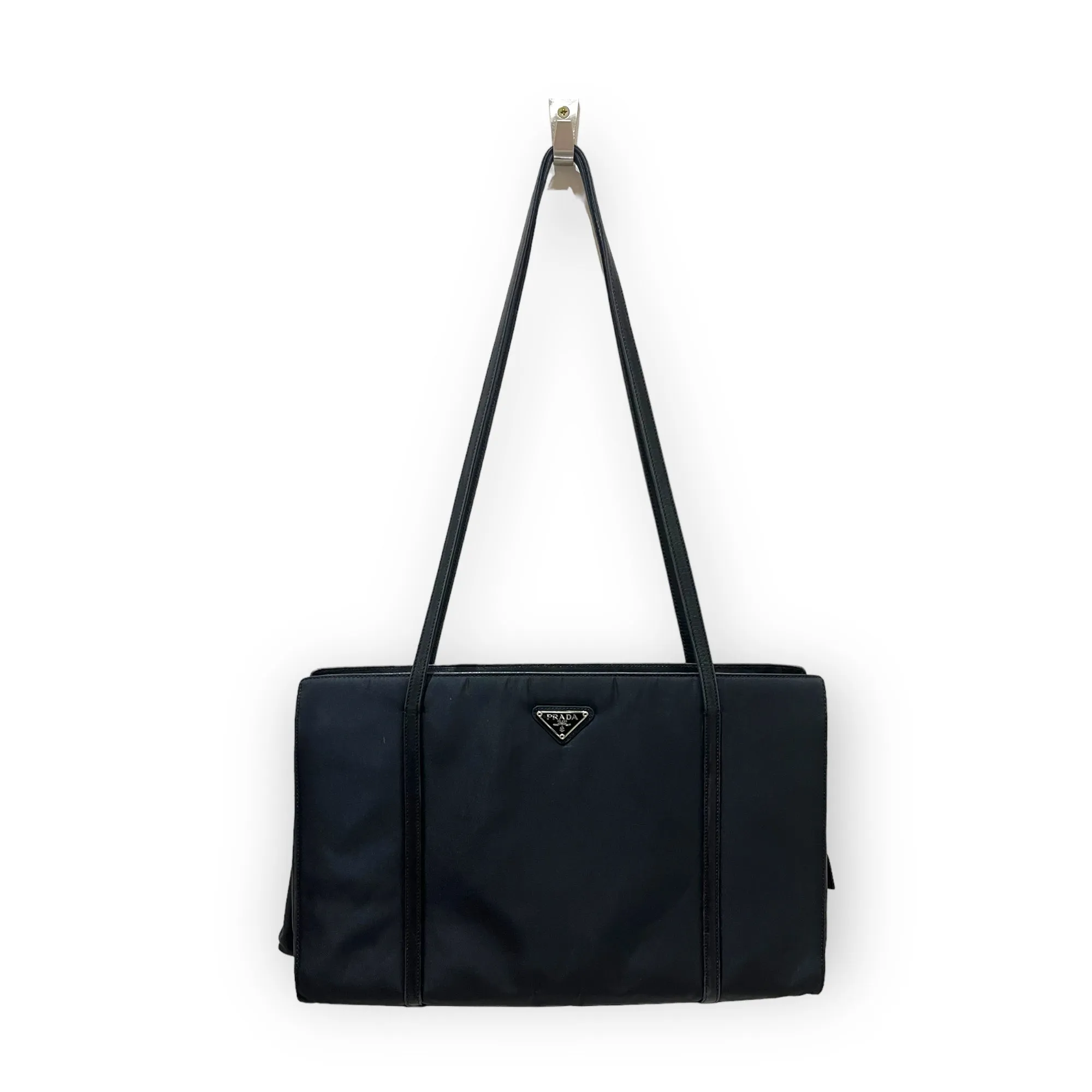 Prada Black Nylon Briefcase