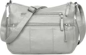 VOLGANIK ROCK Purses for Women Soft PU Leather Shoulder Bag Ladies Crossbody Purse and handbags Lightweight Pocketbook