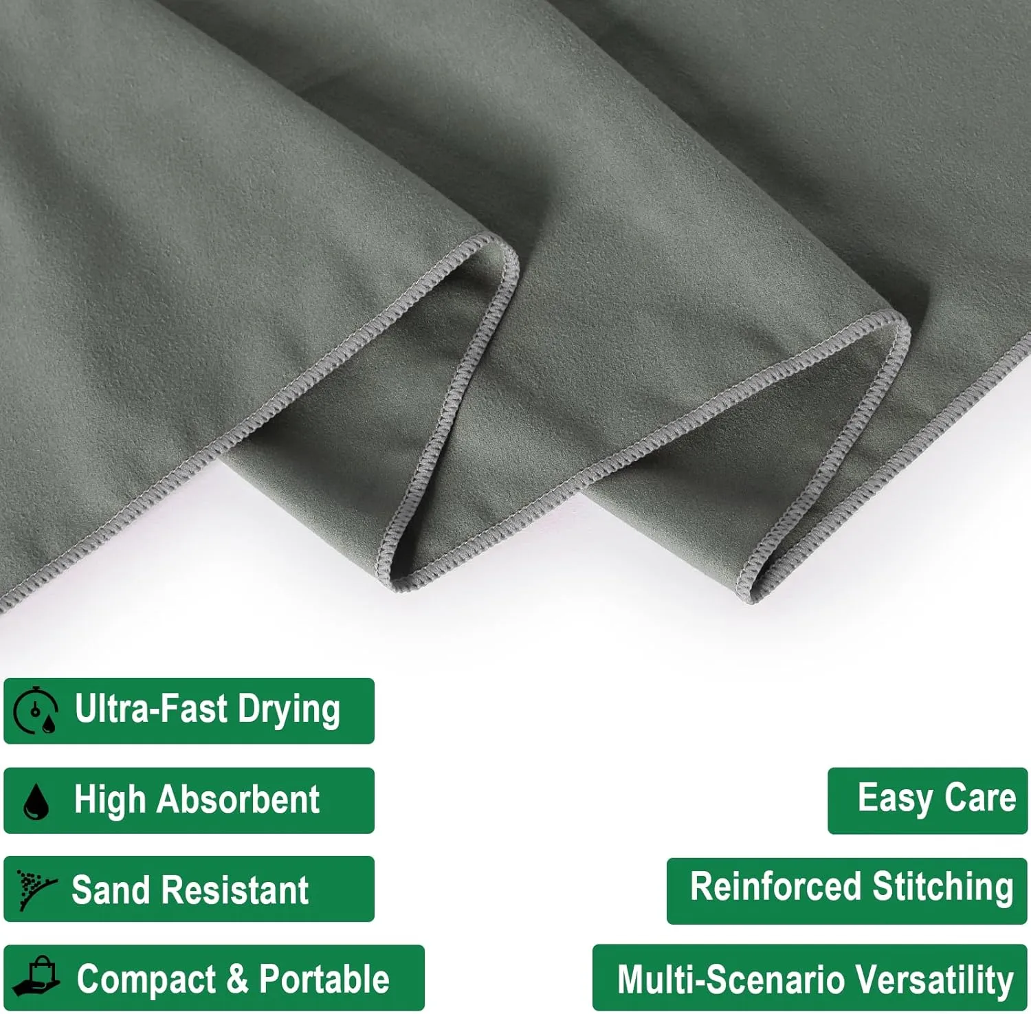 Your Choice Quick Dry Towel - Super Absorbent Microfiber for Gym, Travel, Camping | Ultra Compact & Lightweight